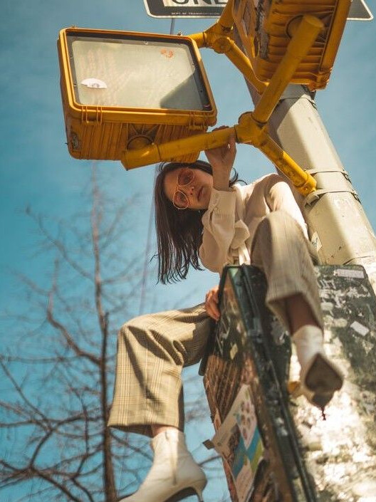 Gamine in New York foto realizzata per le strade di New York
